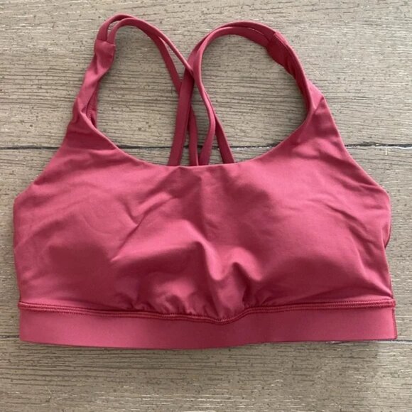 Lululemon Energy Bra *Medium Support, B–D Cups Mulled Wine 8 - Picture 8 of 8